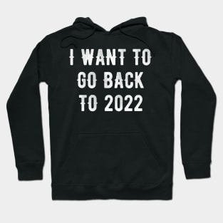 I Want To Go Back To 2022 Hoodie